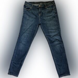 Simply Vera Vera Wang Skinny Jeans Dark Wash Blue Women’s Size 8 Denim Stretch
